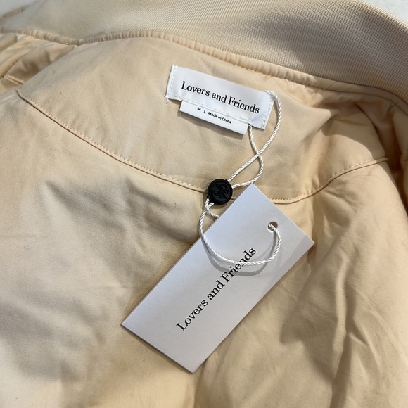 Cream Bomber Jacket - Picture 4 of 4